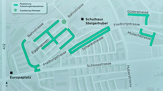 Aufwertung Strassenraum Plan